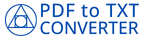 PDF to TXT Converter logo